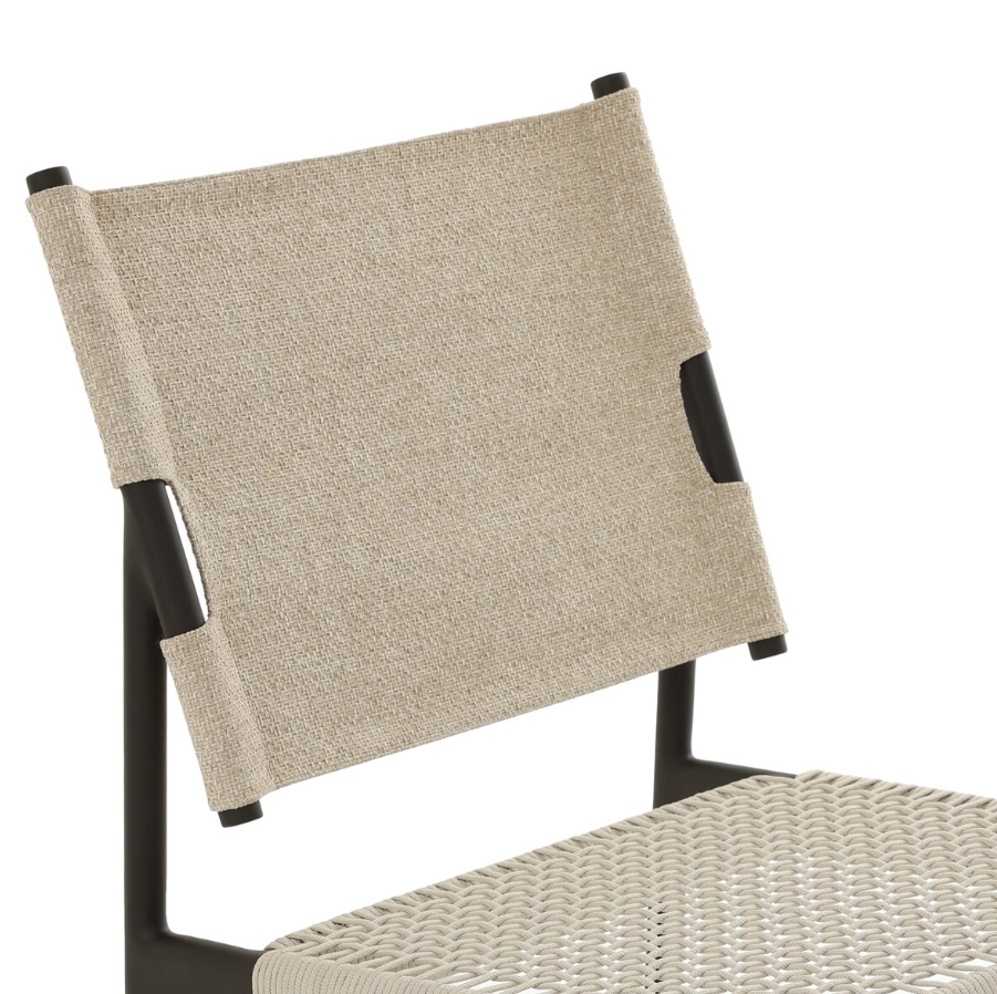 Miller Outdoor Dining Chair: Product Backrest View