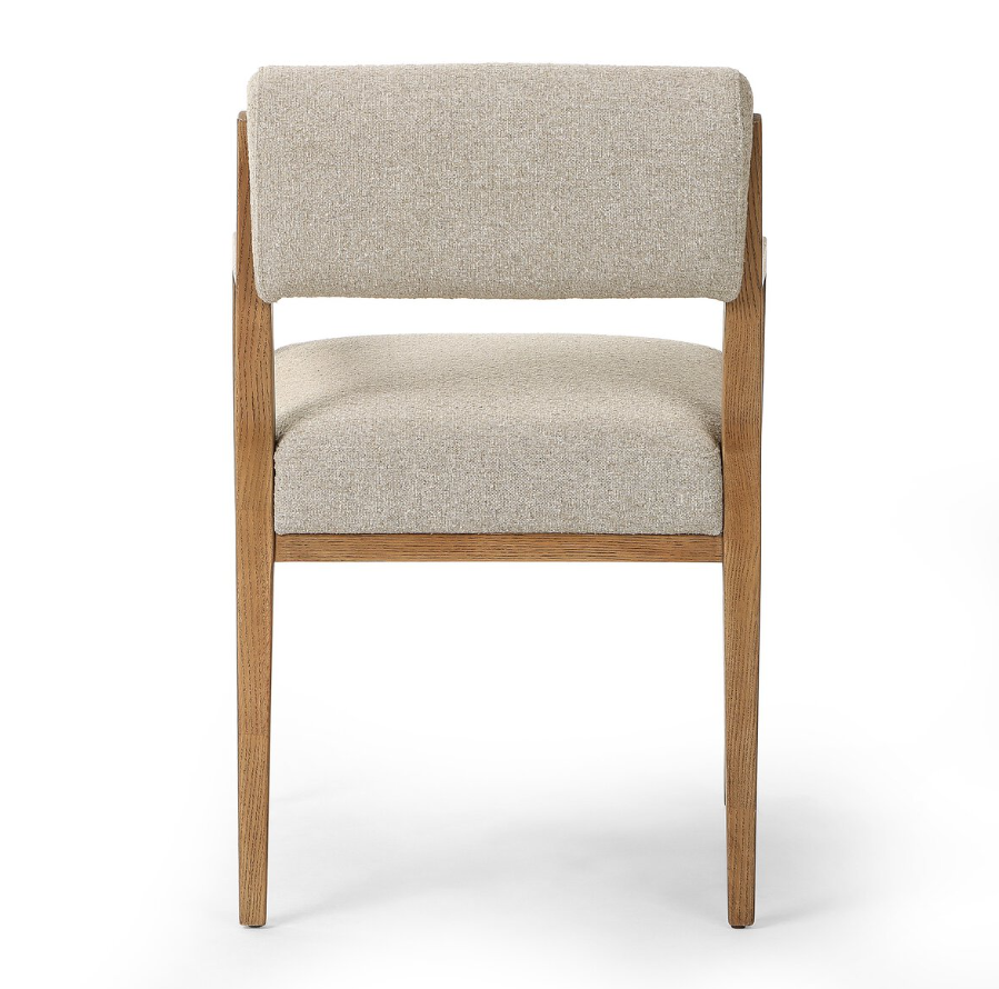 Navid Dining Armchair: Product Back View