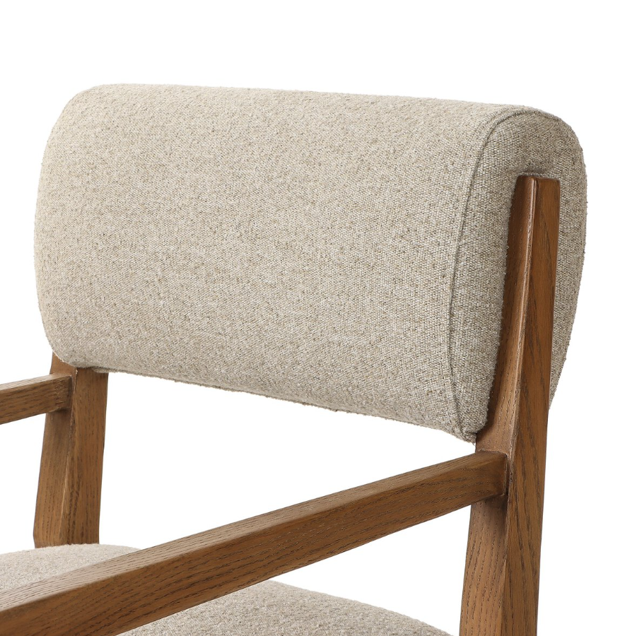 Navid Dining Armchair: Product Backrest View