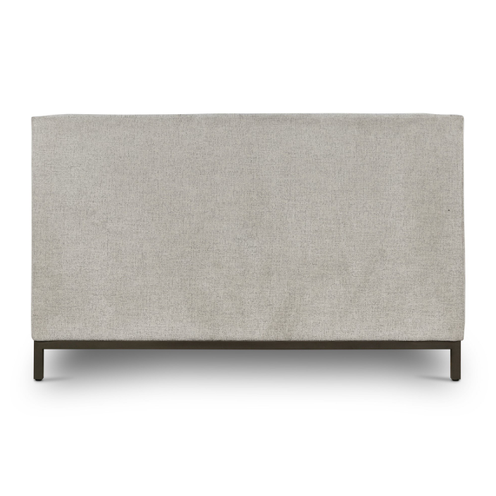 Newhall Bed-Plushtone Linen: Product Back View
