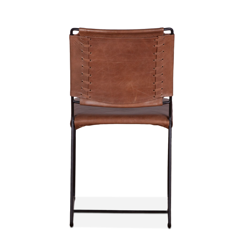 New York Dining Chair-Tobacco: Product Back View
