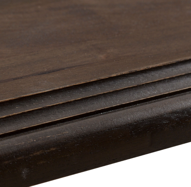 Nimes 98" Dining Table: Triple Beveled Waterfall Edged Details