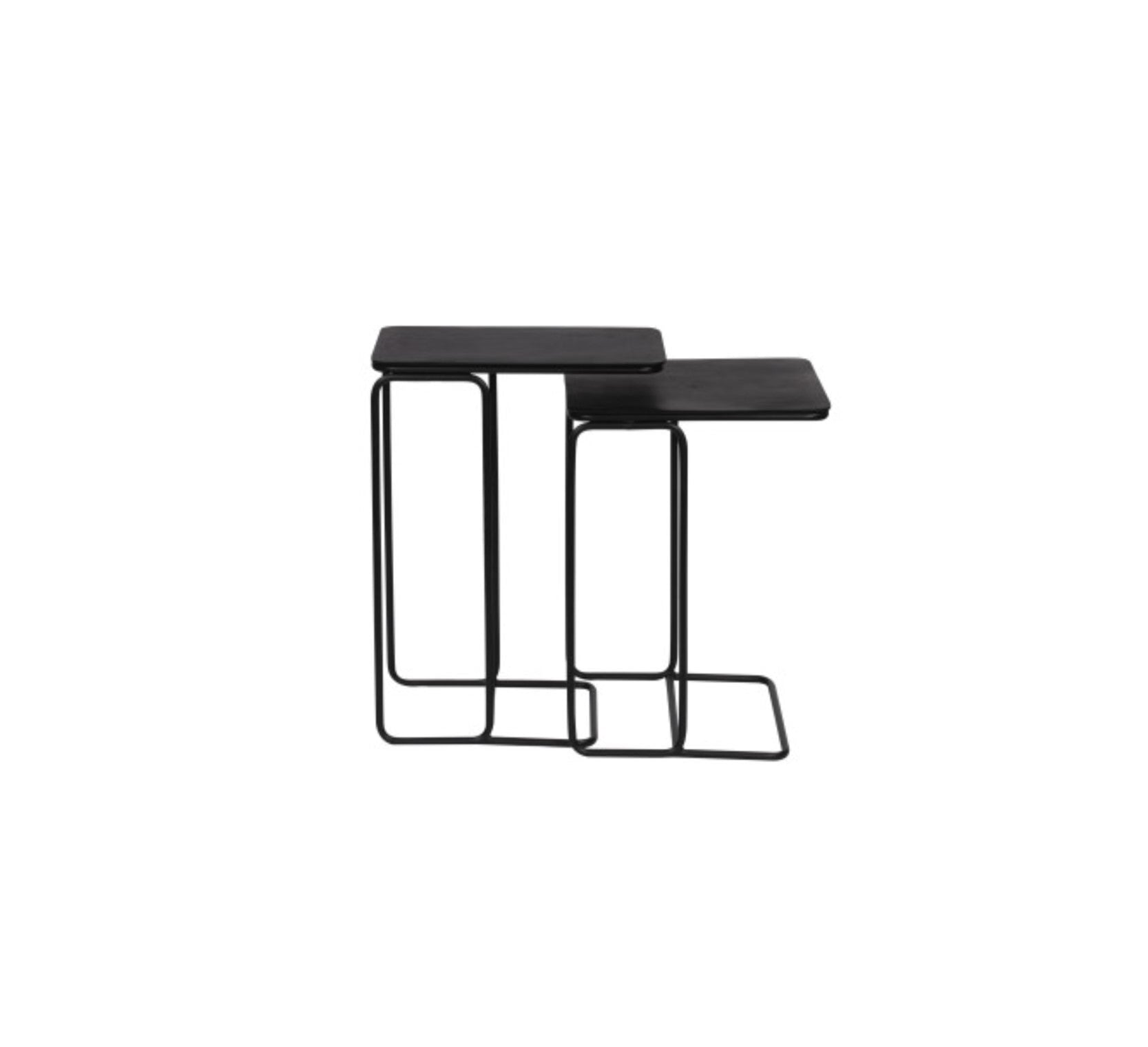 Nicosia Nesting End Tables: Product Side View