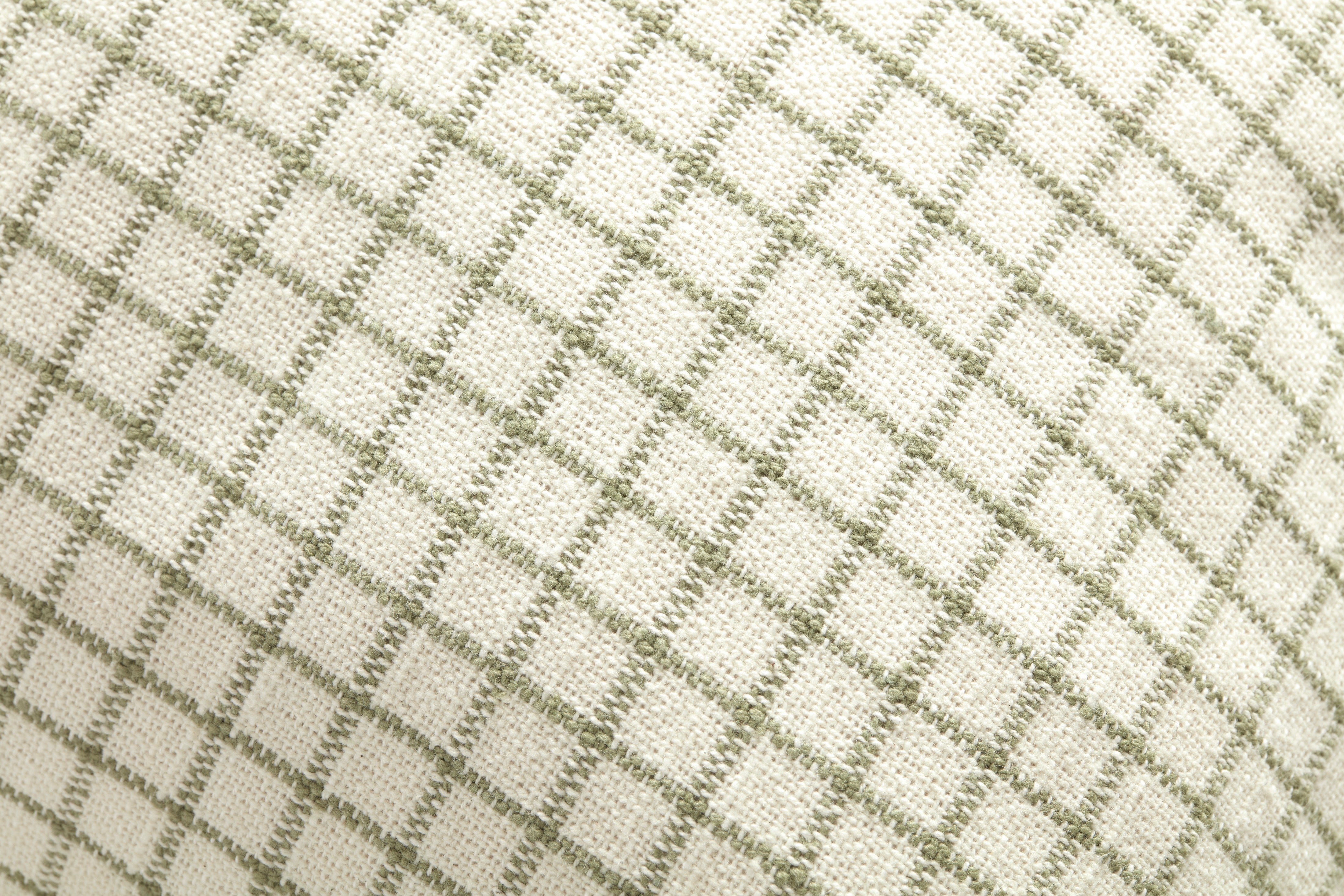 Dinah Pillow in ivory - fabric swatch detail