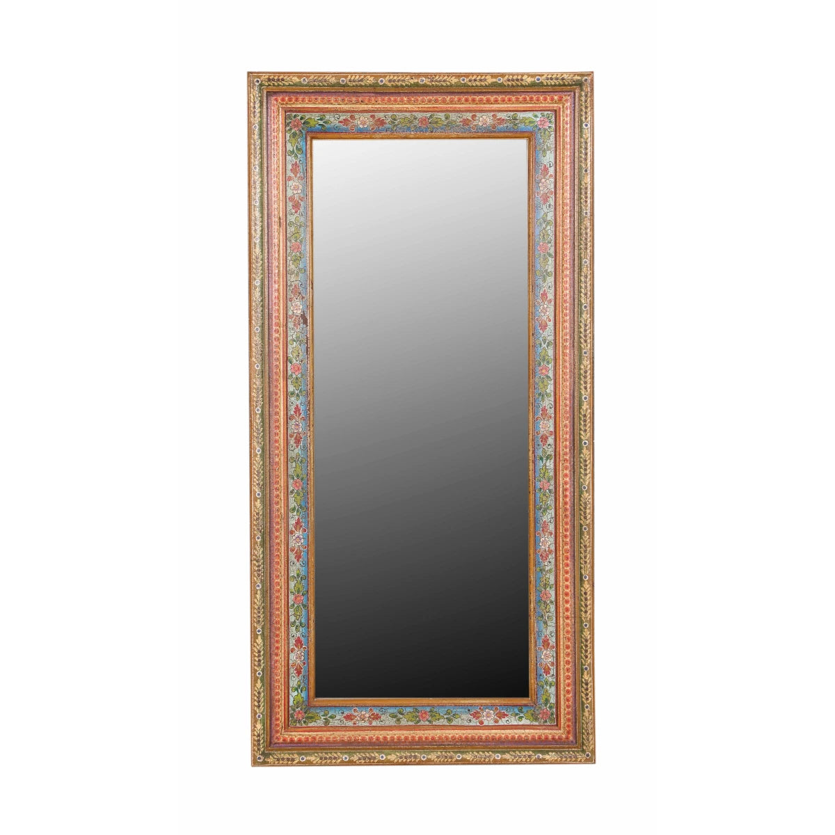 Artisan Teak Framed Mirror-Style Three: Product View