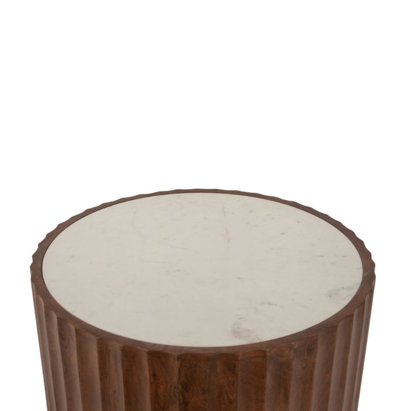 Palermo Round Side Table: Product Tabletop View