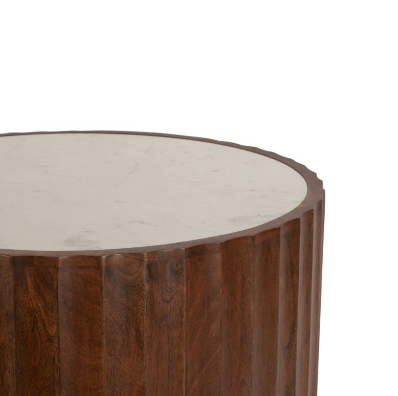Palermo Round Coffee Table: Product Tabletop View