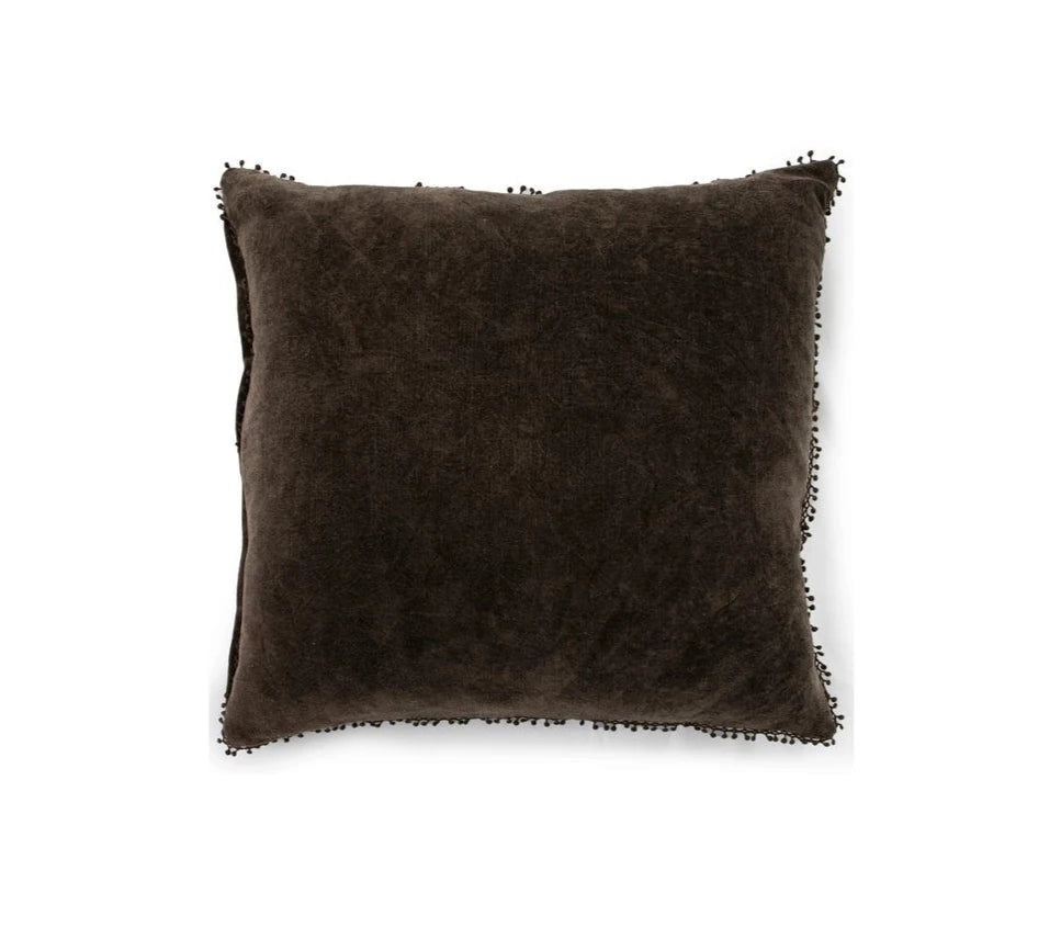 Pillow with Poms: Front Product View