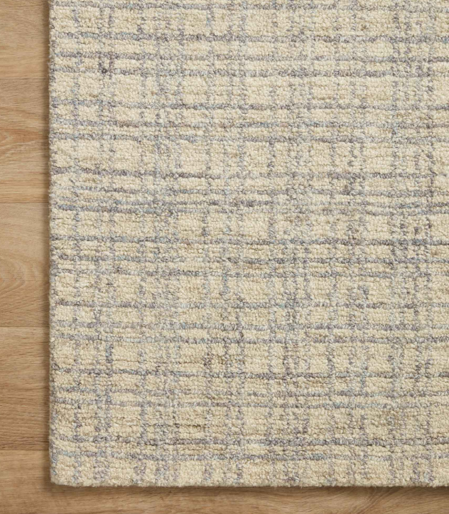 Chris Loves Julia X Loloi Polly Rug in Antique/Mist: Up-Close Product Pattern View