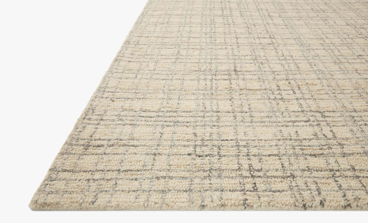 Chris Loves Julia X Loloi Polly Rug in Antique/Mist: Product Pile Height View