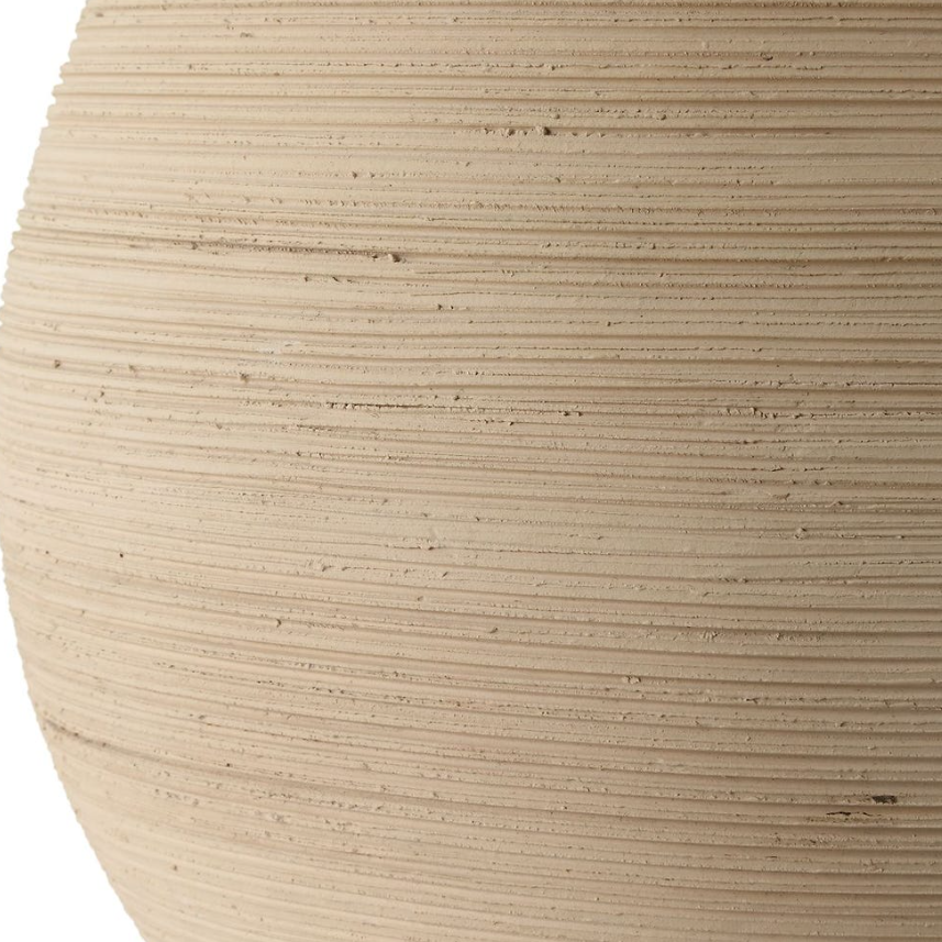 Pueblo Table Lamp: Textured Ceramic Base View