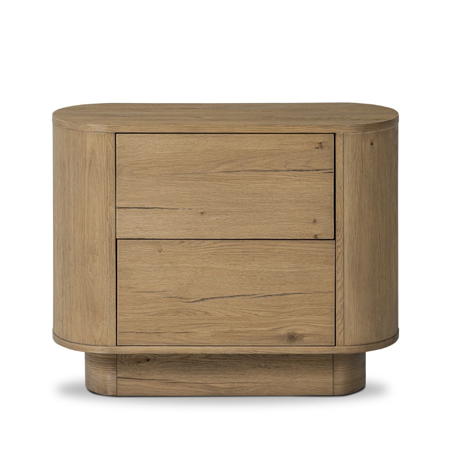 Paden Nightstand-Worn Oak Veneer: Available at City Home PDX