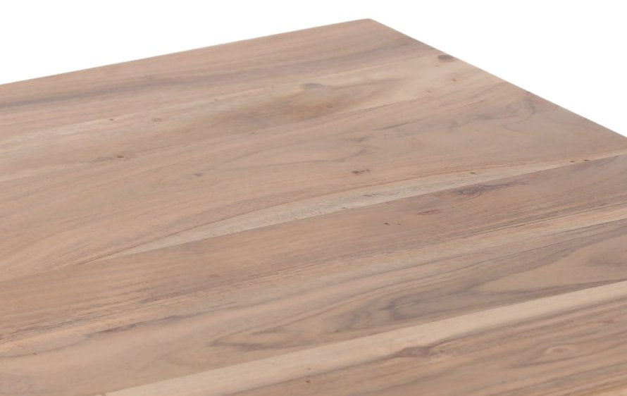 Portola End Table in Natural Finish: Up-Close View of Tabletop