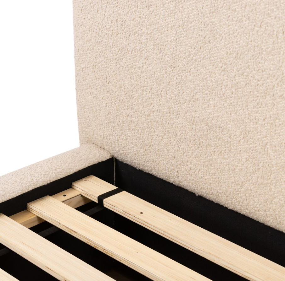 Quincy King Bed-Lisbon Cream: Up-Close Product View