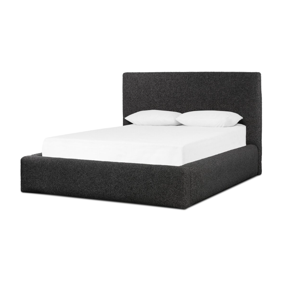 Quincy King Bed-Lisbon Charcoal: Product View