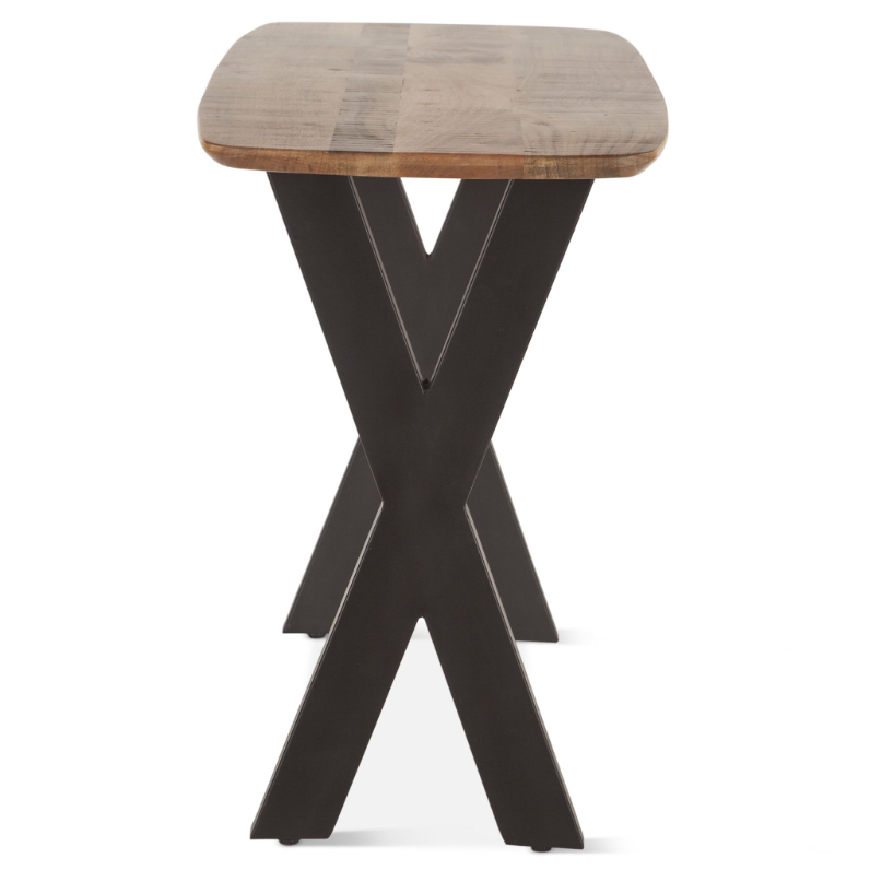 Rapallo 52" Console Table: Product Side View