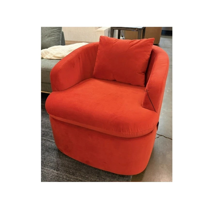 Red Swivel Chair: Available at City Home PDX Outlet