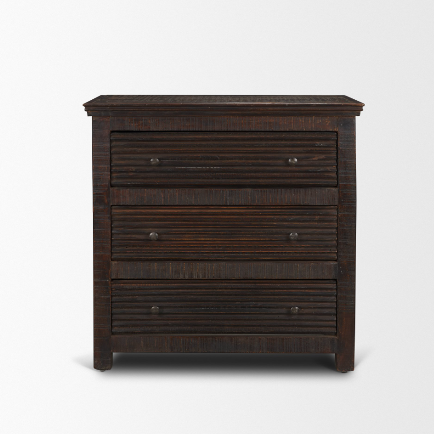 Rhett 3 Drawer Cabinet: Front Product View