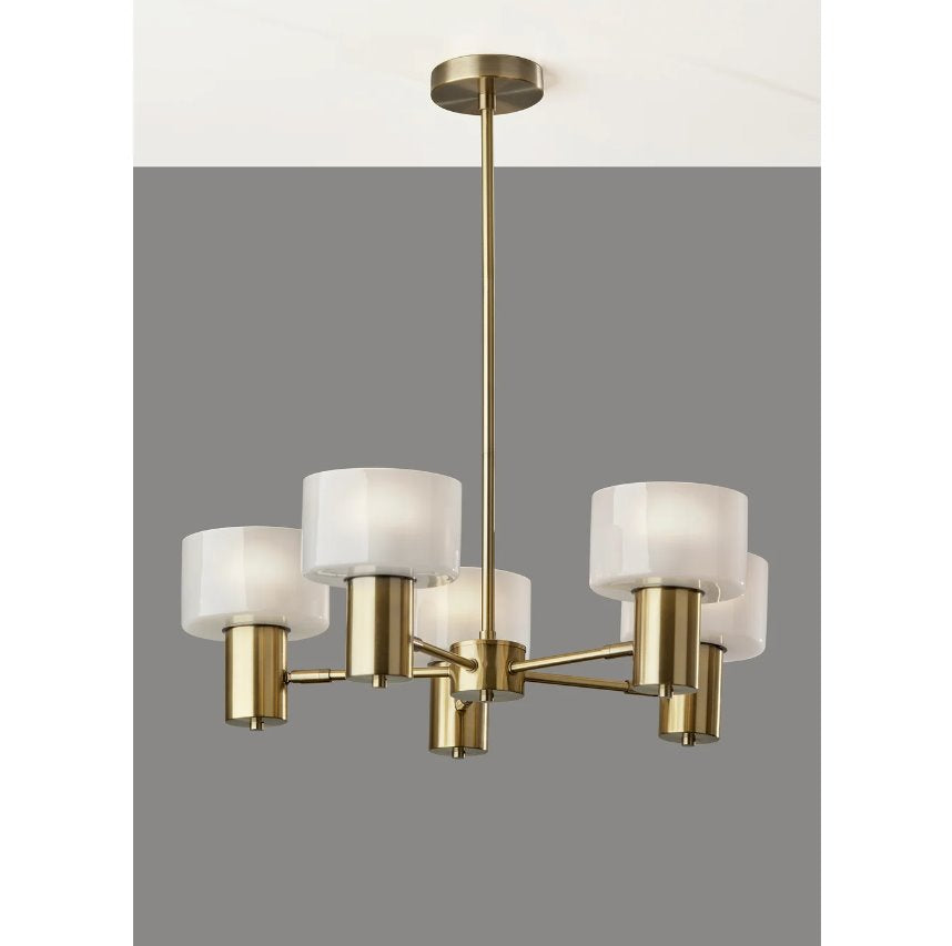 Rhodes Chandelier: 2nd Adjustable View