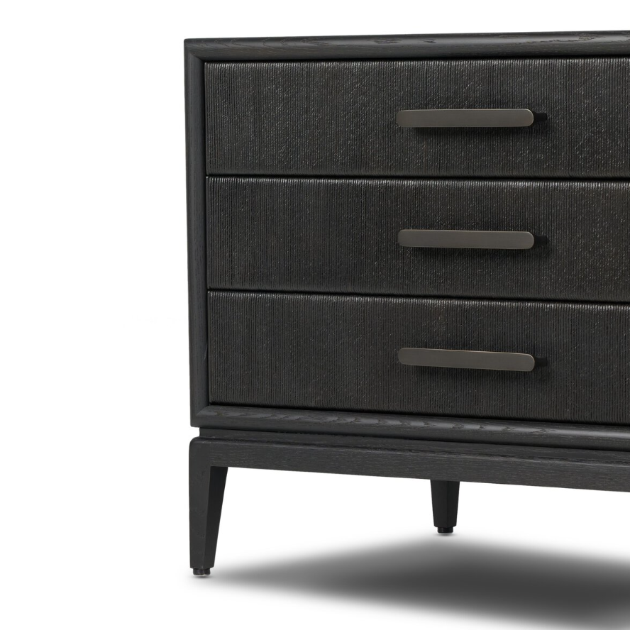 Rosenell Closed Nightstand: Up-Close Front Product View