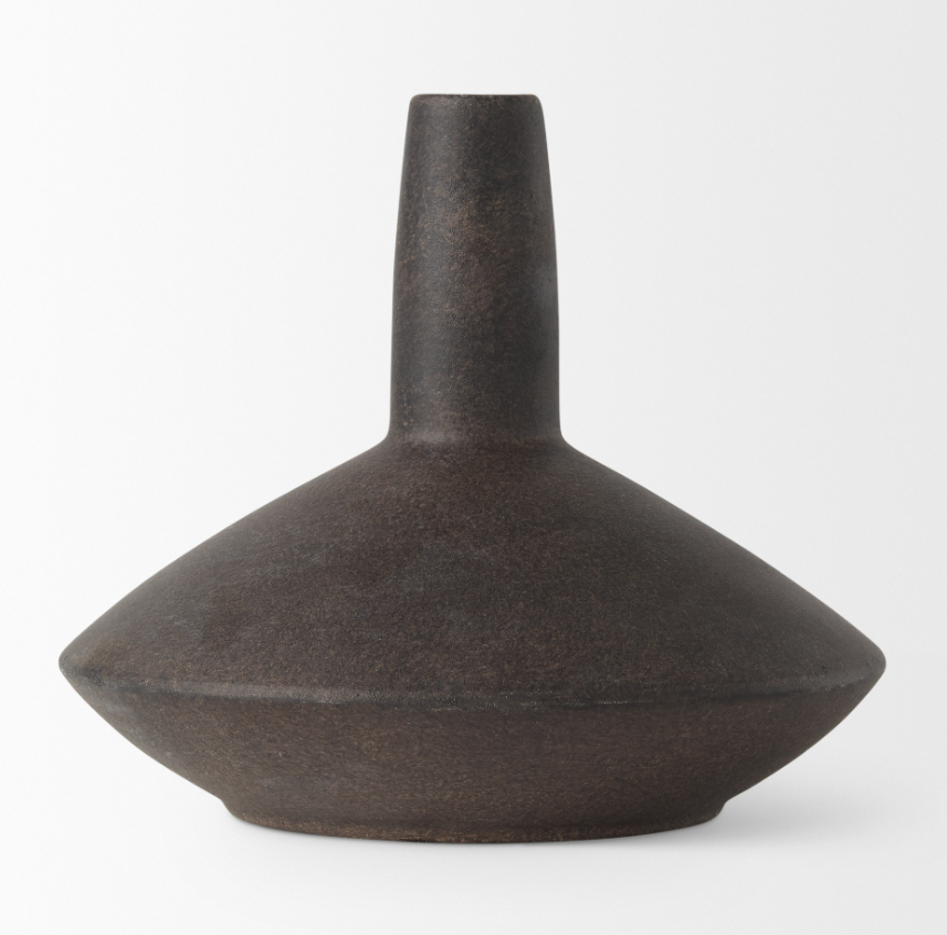 Rylee Ceramic Vase: Front Product View