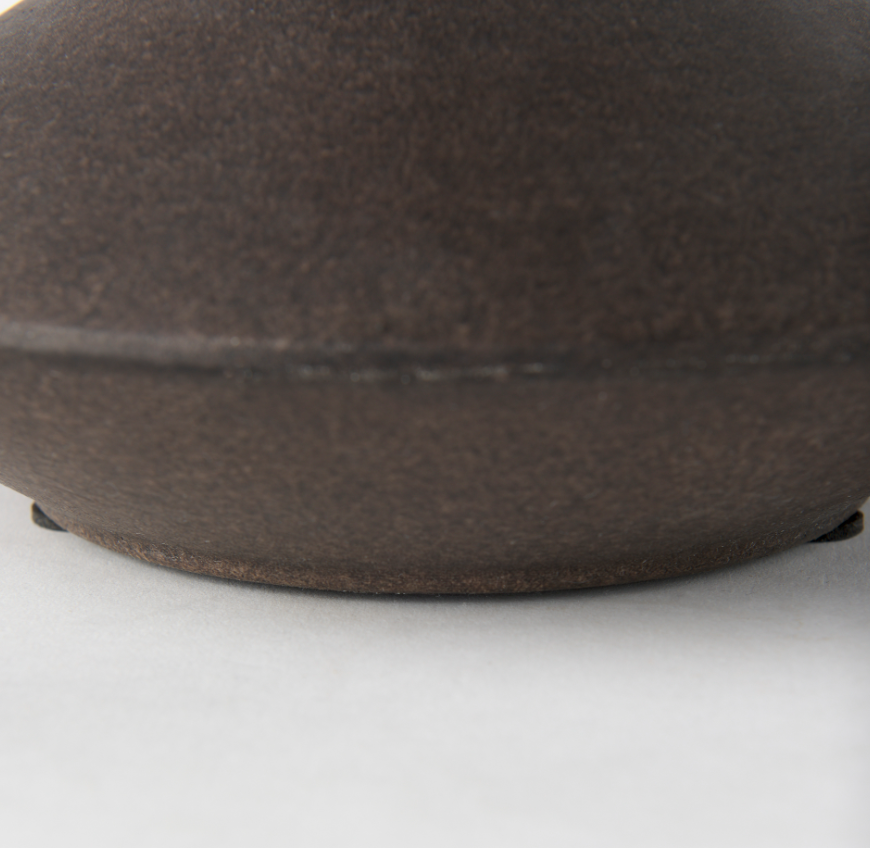 Rylee Ceramic Vase: Up-Close Product Base View