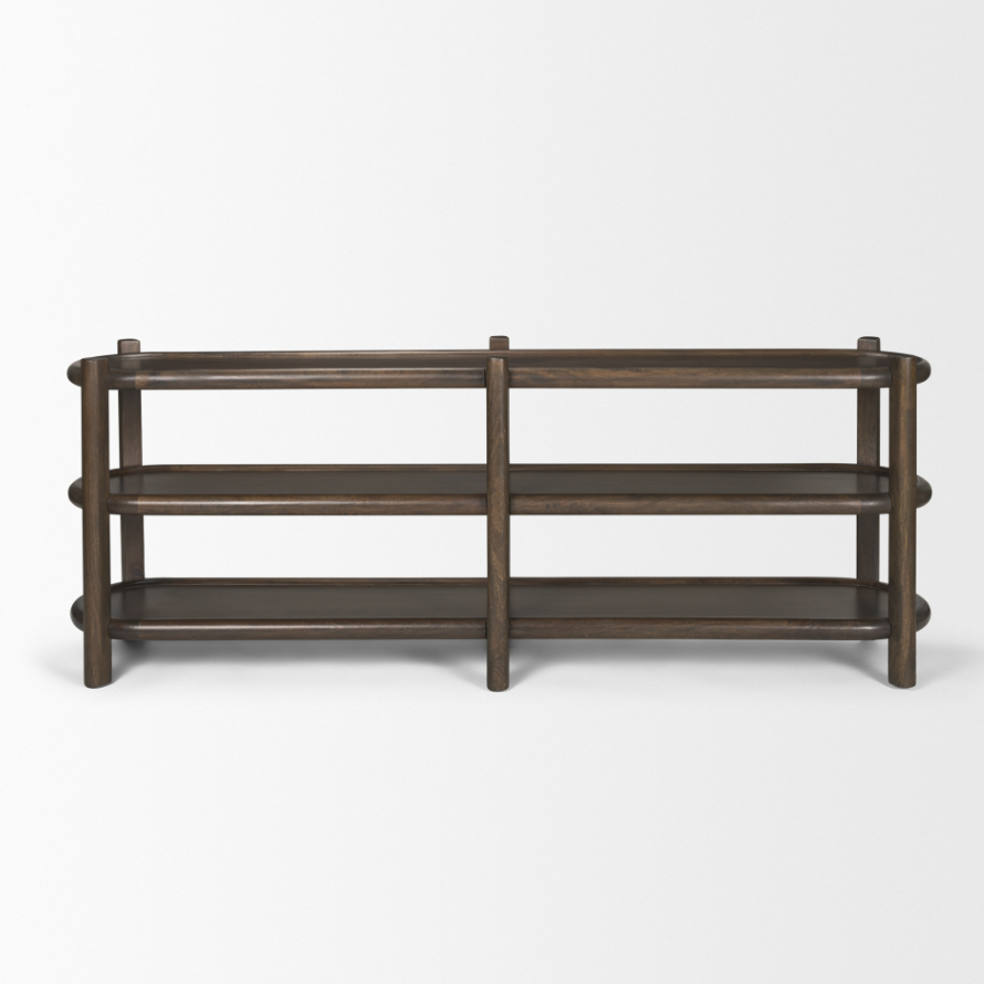 Romi Oval Console Table: Front Product View