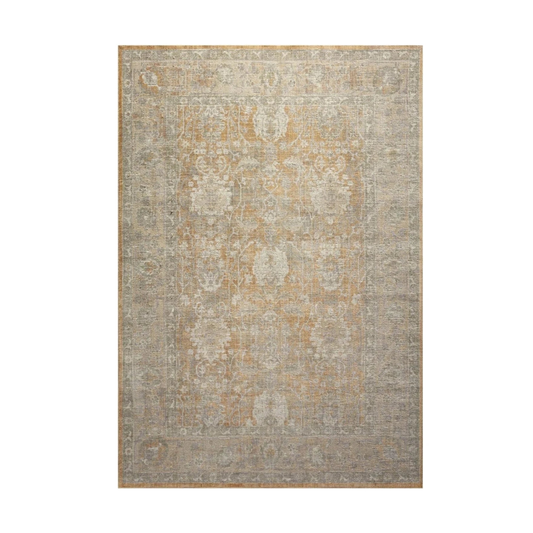 Chris Loves Julia × Loloi Rosemarie Rug in Gold/Sand: Available at City Home PDX