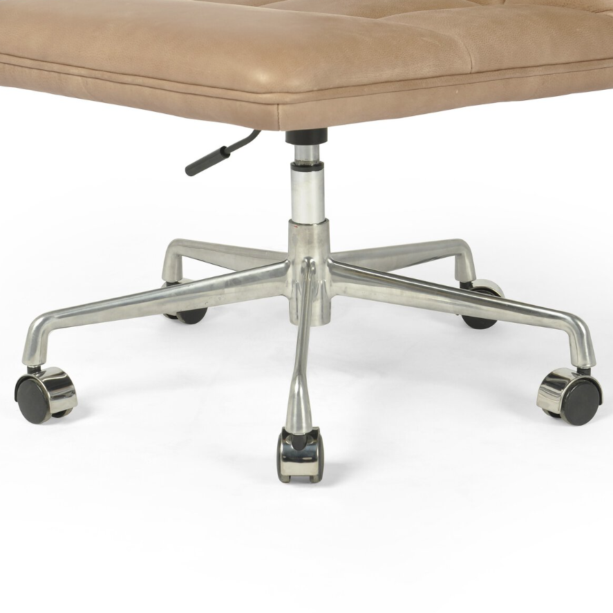 Sal Desk Chair: Product Base with Casters View