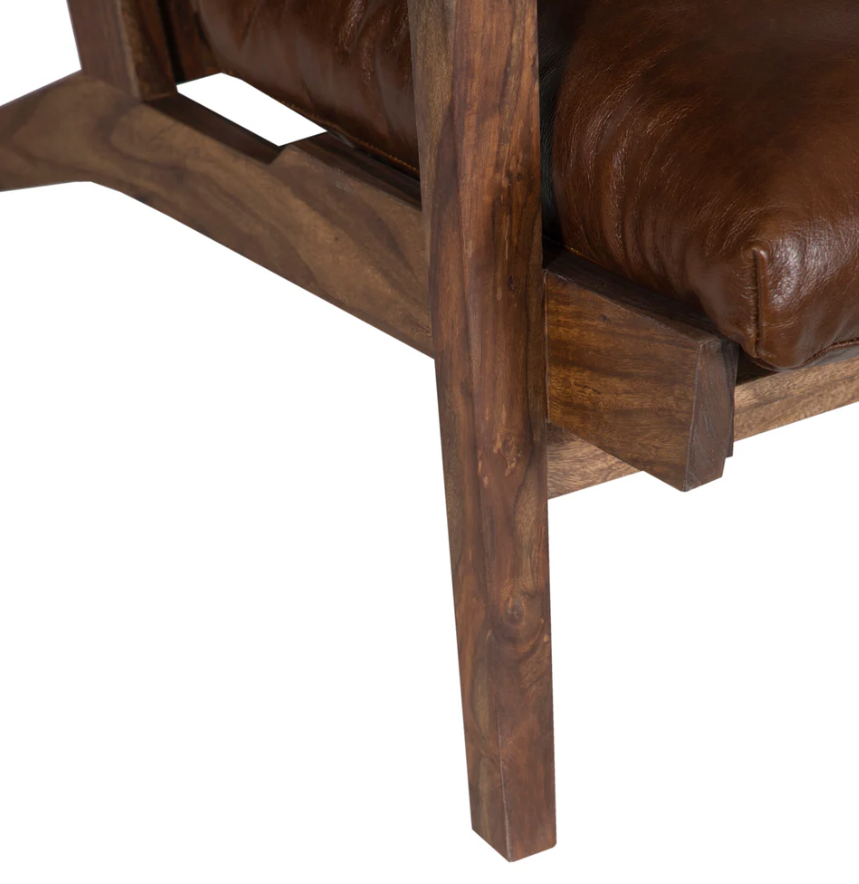 Salem Accent Chair-Harvest: Product Frame View