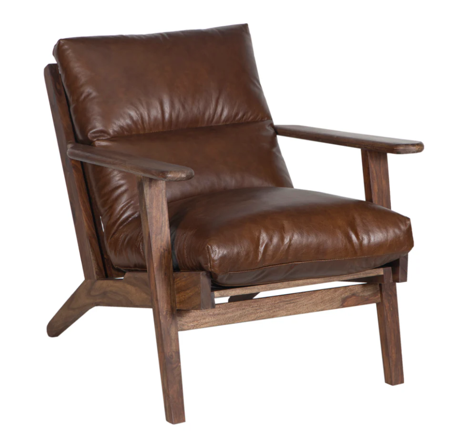 Salem Accent Chair-Harvest: Product View