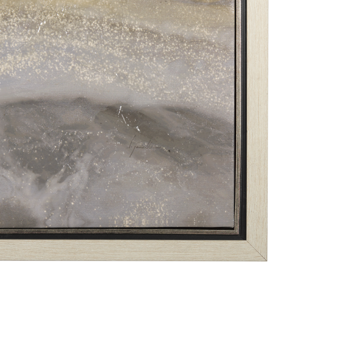 Sandy Waves Wall Art-Style 2: Front Product Corner View