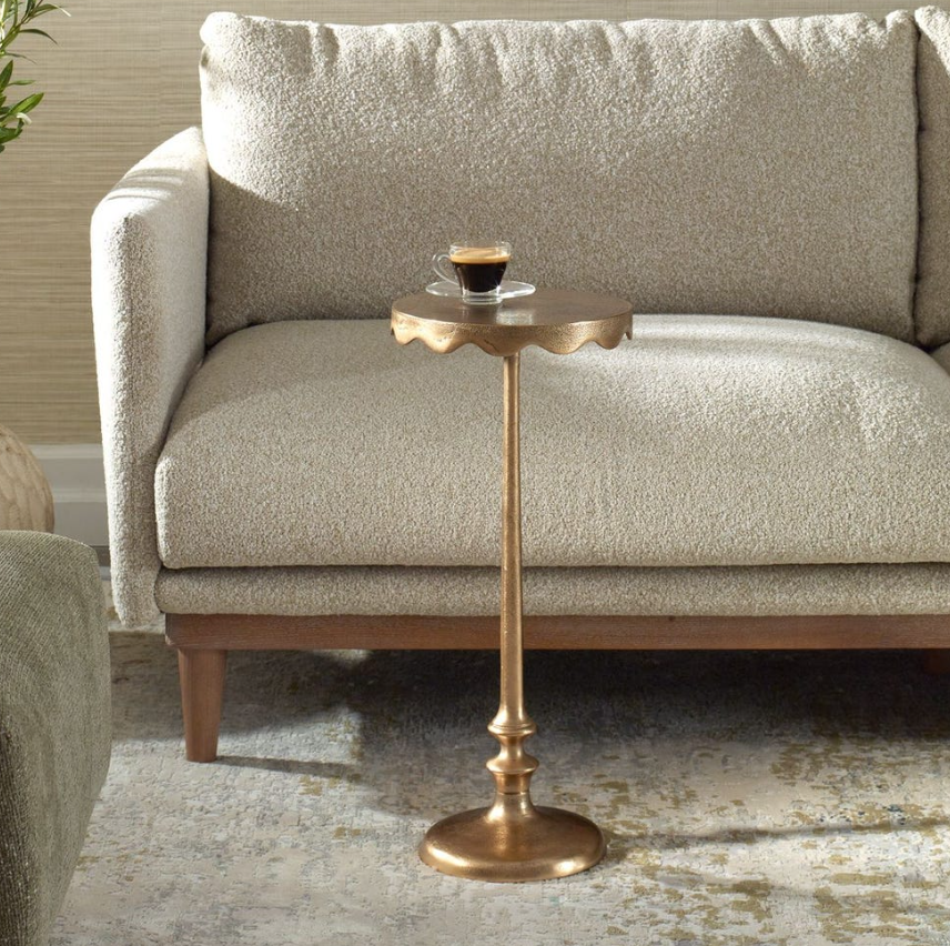 Scalloped Edge Accent Table: Product Style View