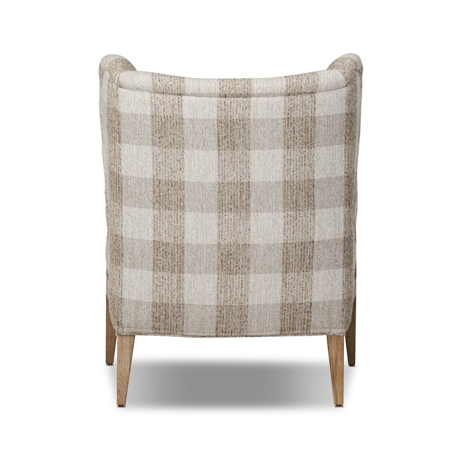 Sedoni Chair-Dresden Pebble: Product Back View