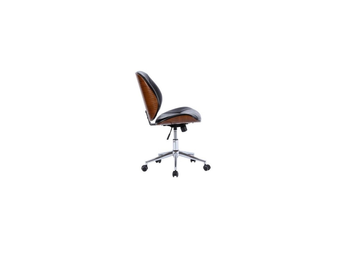 Shaun Office Chair in Black: Product Side View