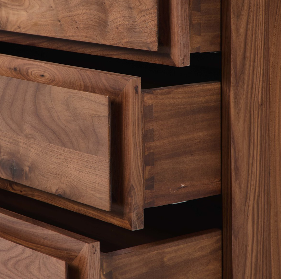 Stafford 6-Drawer Dresser: Up-Close Open Drawers Product View