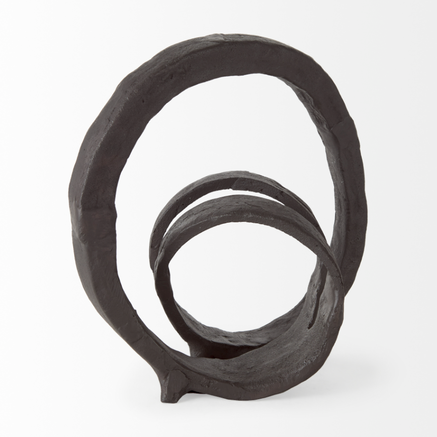 Stanislaw II Infinite Ribbon Sculpture: Product Side View