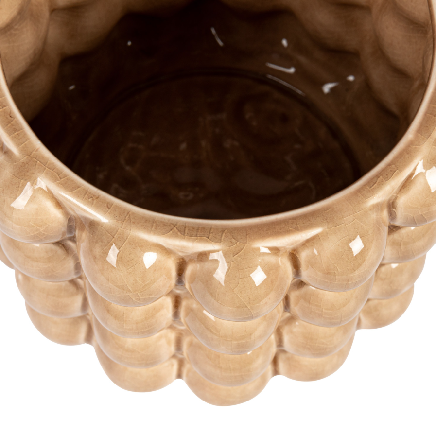Stoneware Planter: Up-Close Product View