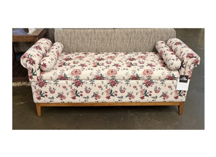 Storage 60" Fabric Bench: Available at City Home PDX Outlet 