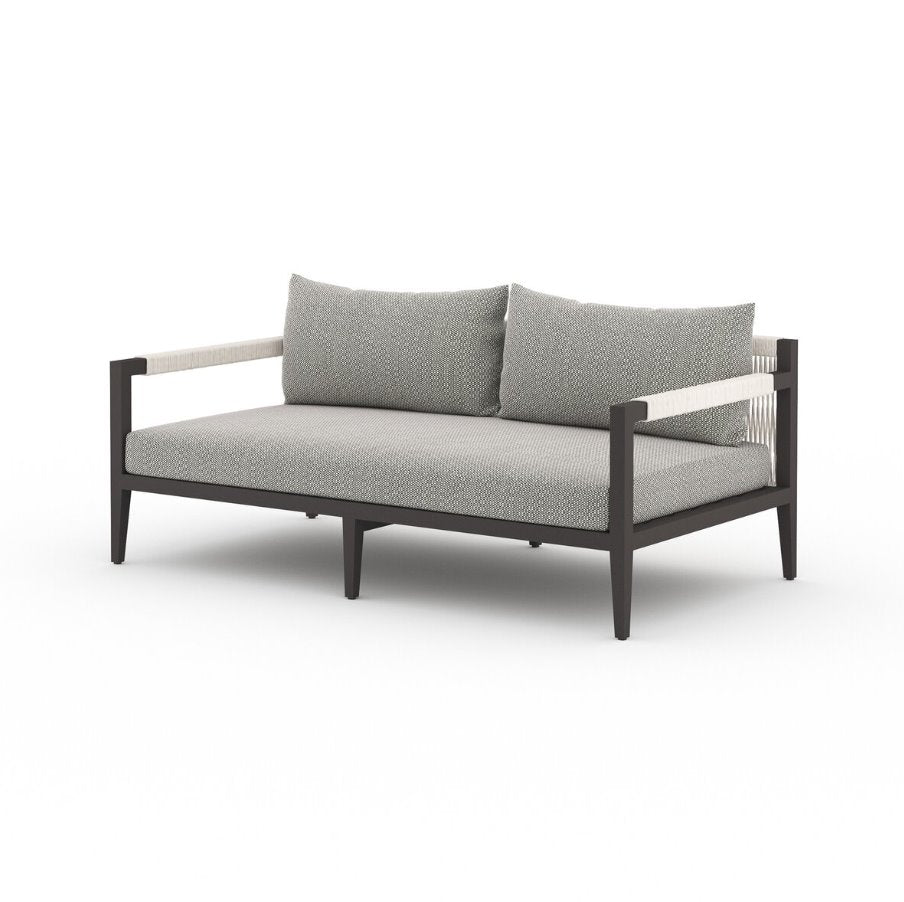Sherwood Outdoor Sofa in Faye Ash: Product View