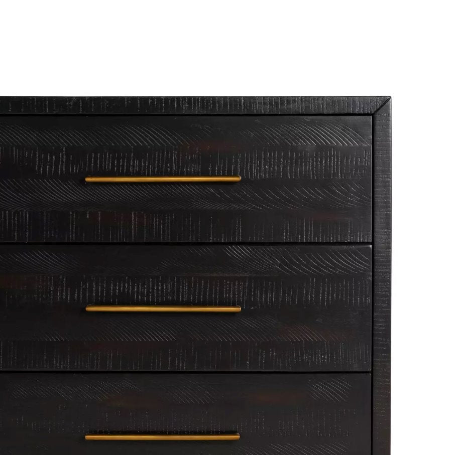 Suki 6 Drawer Dresser: Up-Close Corner Product View