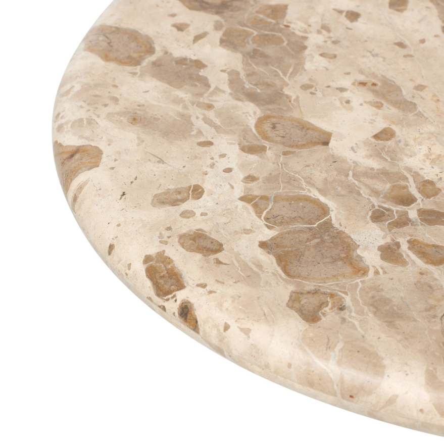 Sylas End Table: Up-Close Tabletop Edge View