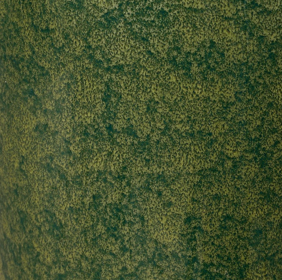 Emerald Green Table Lamp: Distressed Glaze View