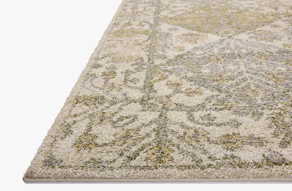 Tamryn Rug in Beige/Multi: Pile Height Product View