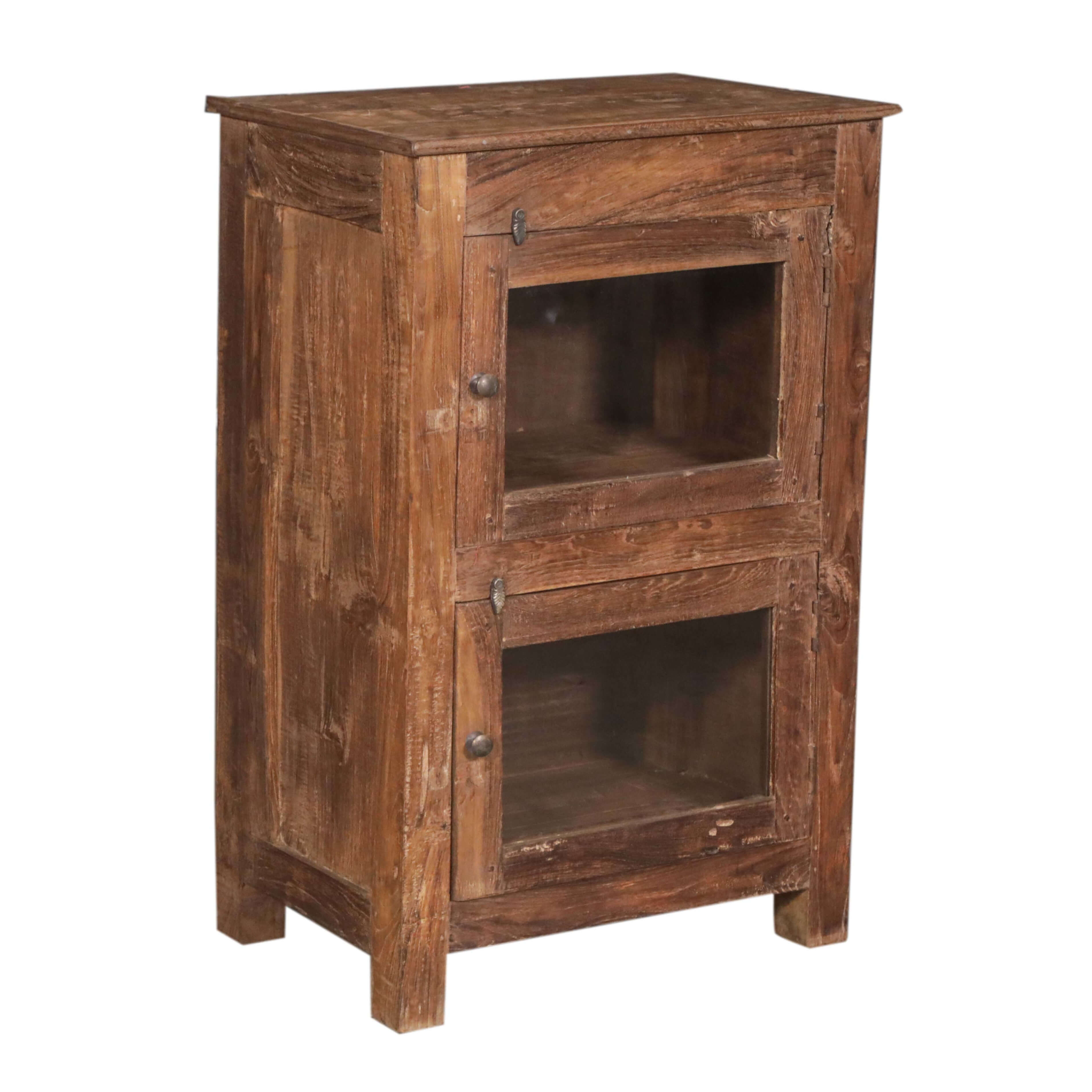 Wooden Cabinet with Glass: 2nd Product View
