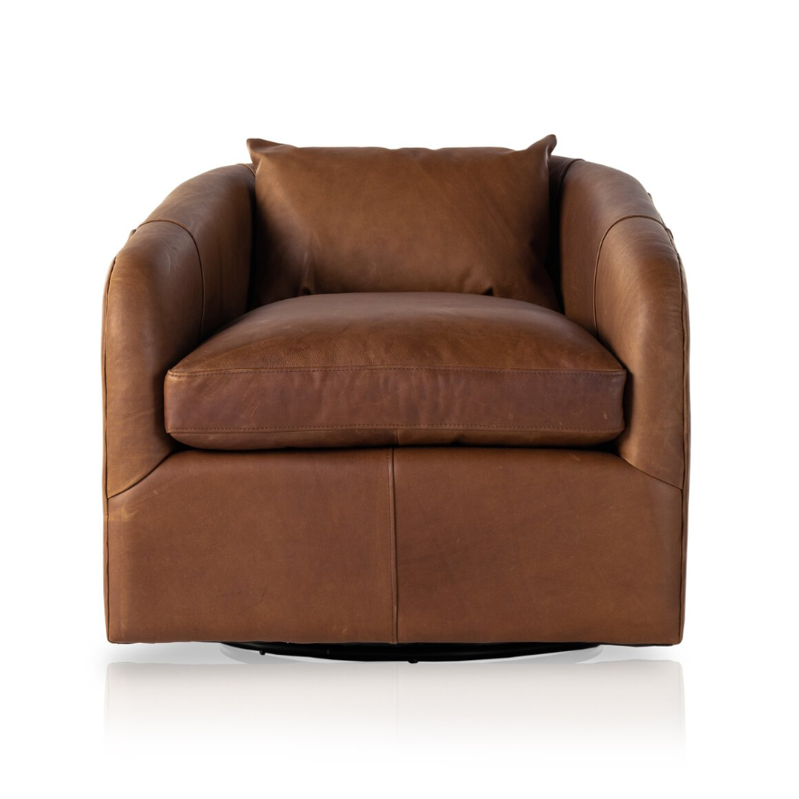 Topanga Swivel Chair-Heirloom Sienna: Available at City Home PDX