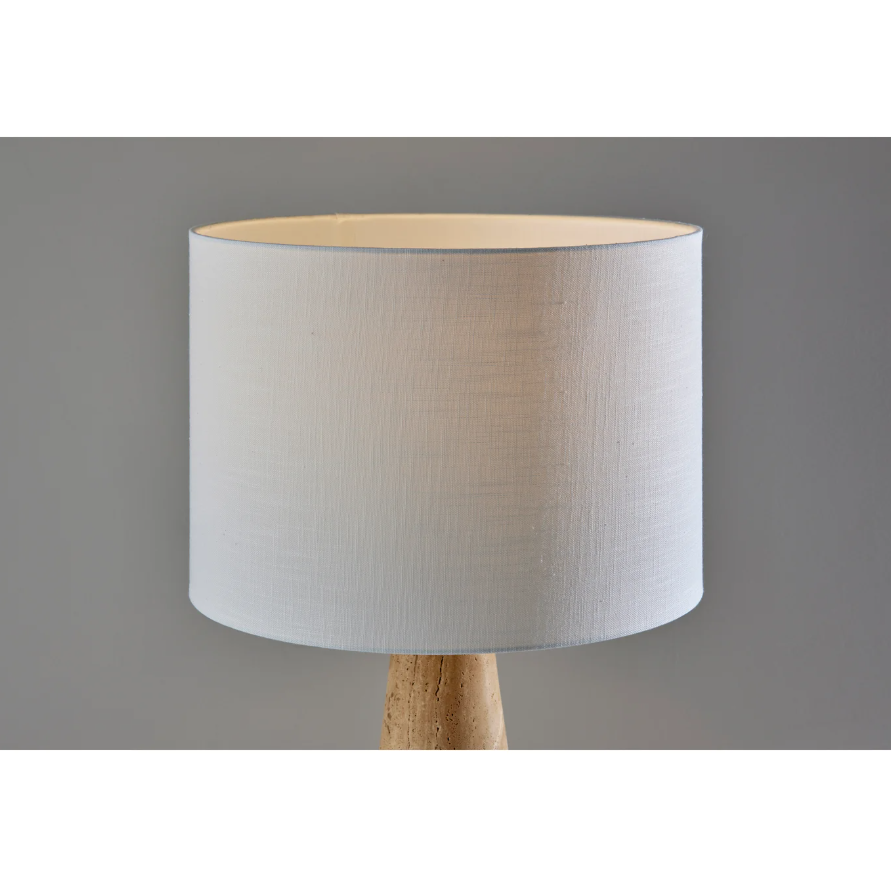 Travis Tall Table Lamp: Light-On Product Shade View