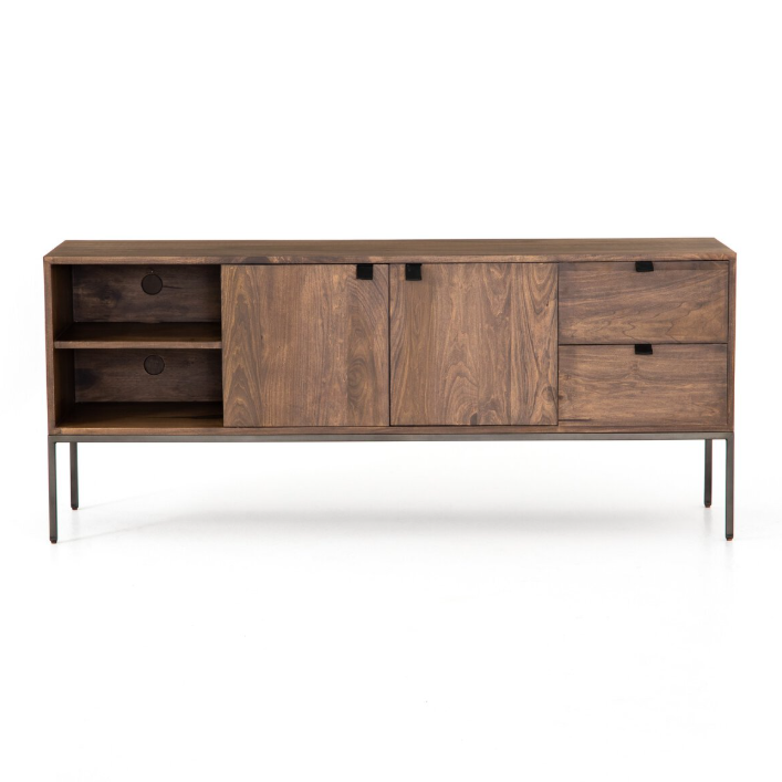 Trey Media Console-Auburn Poplar: Available at City Home PDX