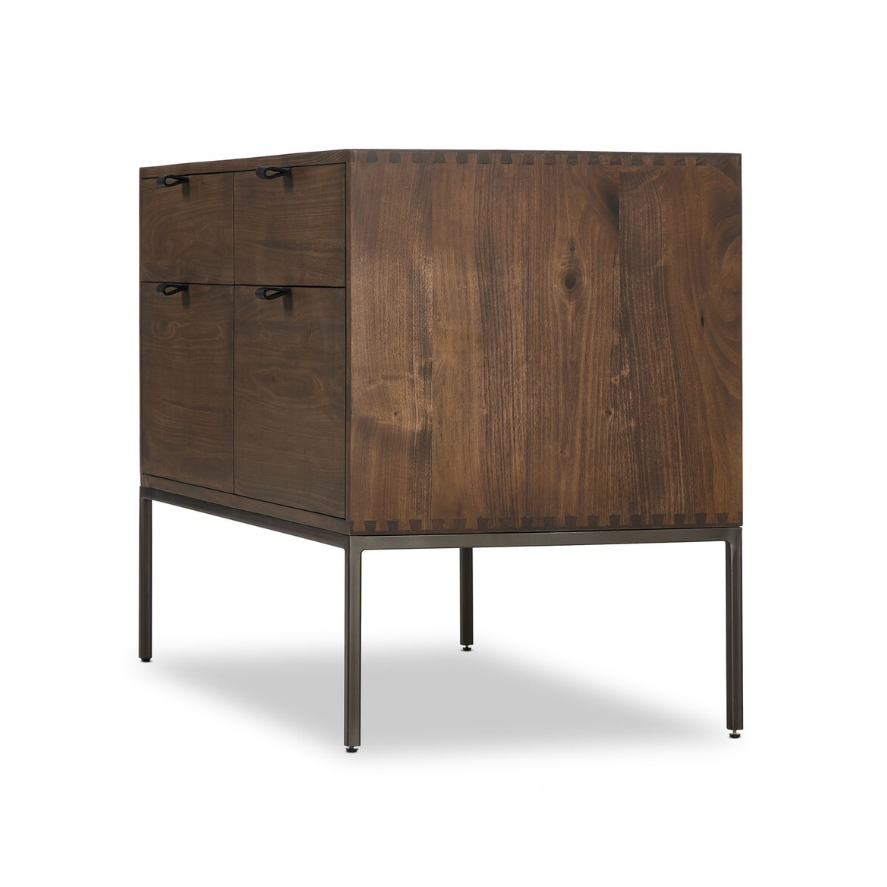 Trey Modular Wide Filing Cabinet: Product Quarter View