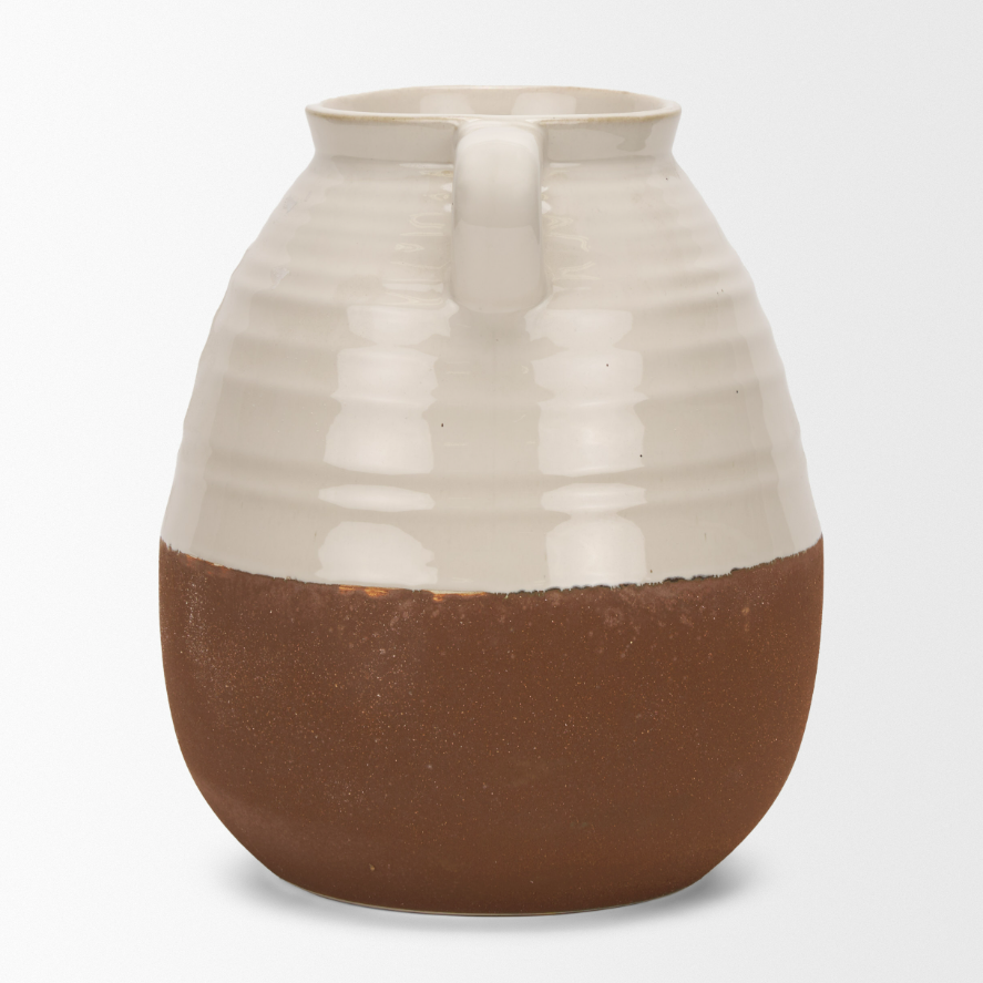 Tryna Ceramic Vase-Size Large: Product Side View